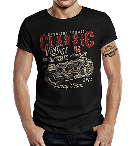 Gasoline Bandit Classic Motorcycle Racing Team T-Shirt von Gasoline Bandit