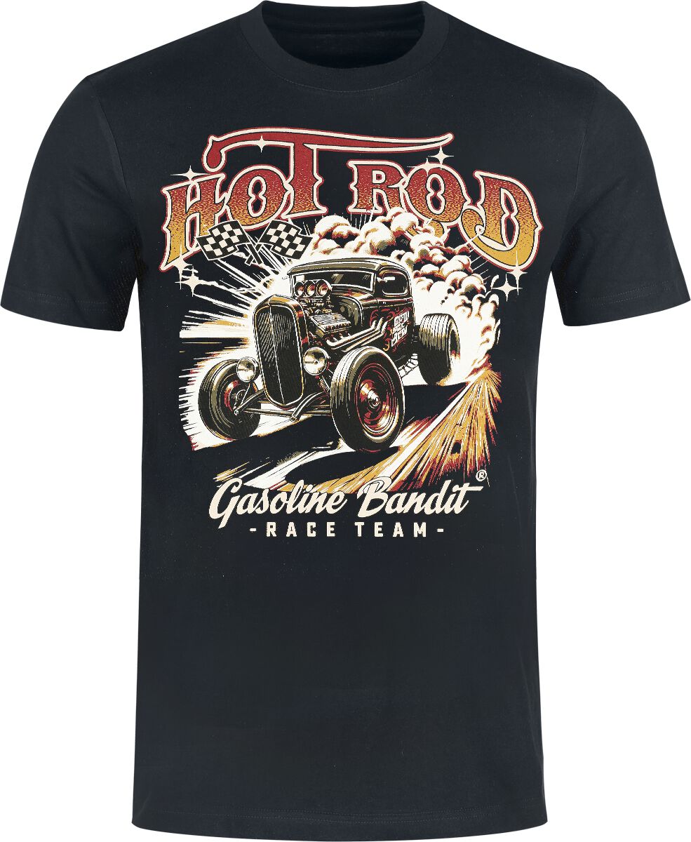 Gasoline Bandit Hot Rod T-Shirt schwarz in XL von Gasoline Bandit