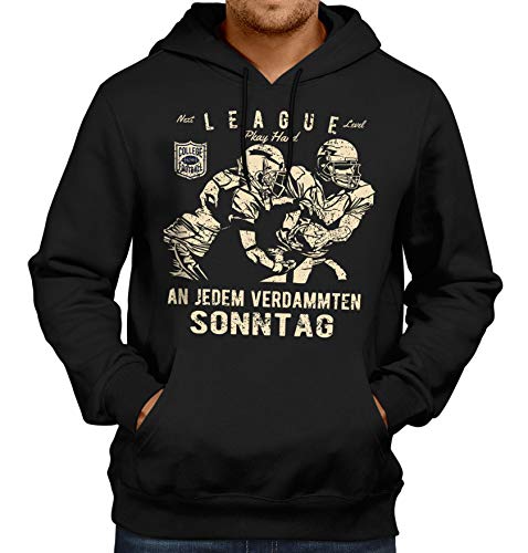 Gasoline Bandit Kapuzen Pulli Hoodie für American Football Fans: An jedem verdammten Sonntag 4XL von Gasoline Bandit