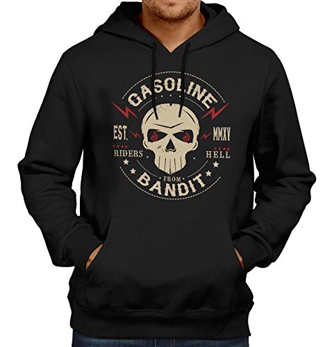 Gasoline Bandit Original Biker Kapuzen-Pullover: Riders from Hell-XL von Gasoline Bandit