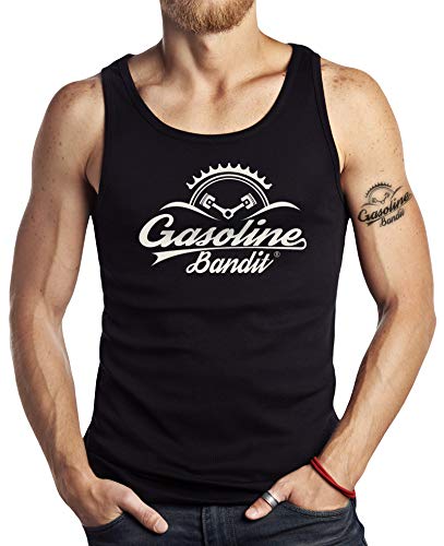 Gasoline Bandit Original Hot Rod Biker Tank-Top: Bandit Logo II-XL von Gasoline Bandit