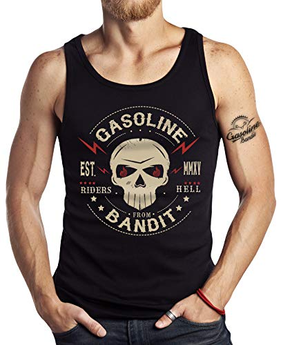 Gasoline Bandit Original Hot Rod Biker Tank-Top: Riders from Hell-S von Gasoline Bandit