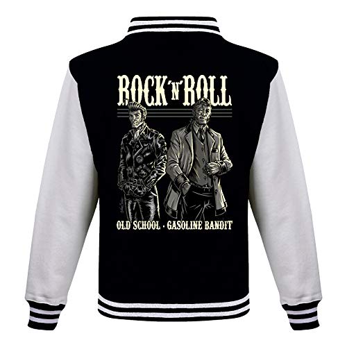 Gasoline Bandit Rockabilly Baseball College Jacke - Rock'n Rocker M von Gasoline Bandit