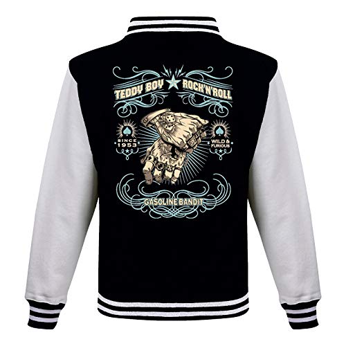 Gasoline Bandit Rockabilly Baseball College Jacke - Teddy Boy L von Gasoline Bandit