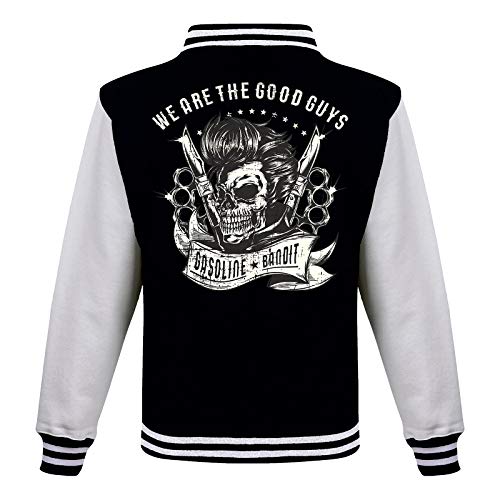 Gasoline Bandit Rockabilly Baseball College Jacke - We Are The Good Guys S von Gasoline Bandit