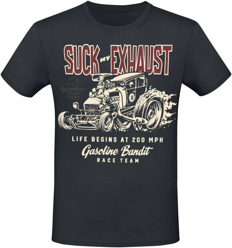 Gasoline Bandit - Rockabilly T-Shirt - 200 MPH - S bis 4XL - für Männer - Größe 3XL - schwarz Gasoline Bandit - Rockabilly T-Shirt - 200 MPH - S bis 4XL - für Männer - Größe 3XL - schwarz von Gasoline Bandit