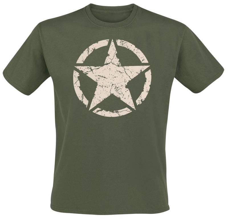 Gasoline Bandit - Rockabilly T-Shirt - Army Star Olive - S bis 3XL - für Männer - Größe M - oliv Gasoline Bandit - Rockabilly T-Shirt - Army Star Olive - S bis 3XL - für Männer - Größe M - oliv von Gasoline Bandit