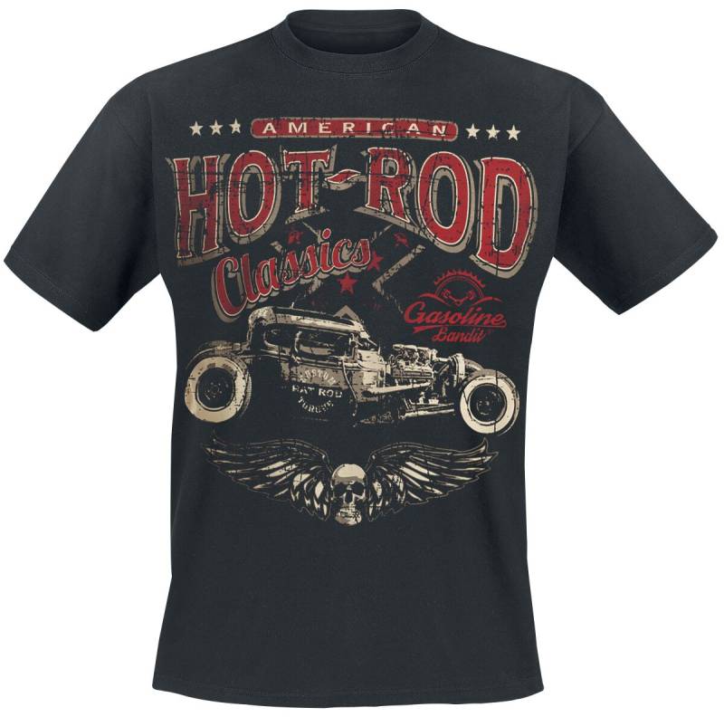 Gasoline Bandit - Rockabilly T-Shirt - Hot Rod Classics - S bis 4XL - für Männer - Größe S - schwarz Gasoline Bandit - Rockabilly T-Shirt - Hot Rod Classics - S bis 4XL - für Männer - Größe S - schwarz von Gasoline Bandit