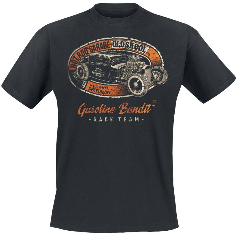 Gasoline Bandit - Rockabilly T-Shirt - Hot Rod Garage - S bis 4XL - für Männer - Größe XL - schwarz von Gasoline Bandit