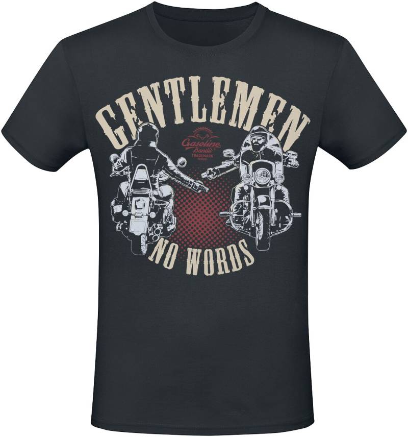 Gasoline Bandit - Rockabilly T-Shirt - No Words - S bis 3XL - für Männer - Größe L - schwarz von Gasoline Bandit