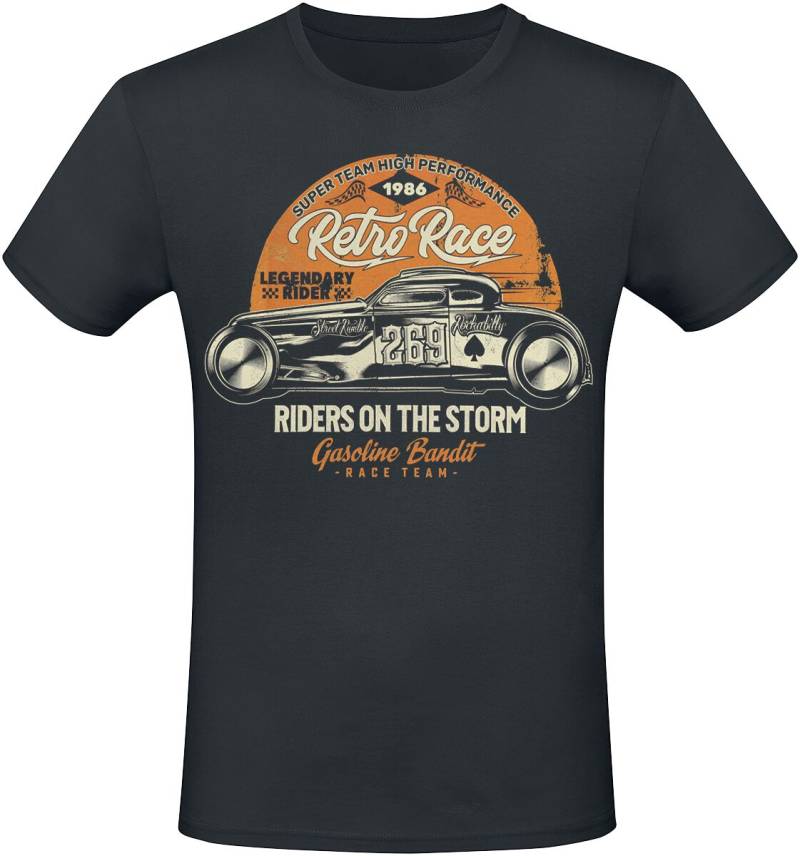 Gasoline Bandit - Rockabilly T-Shirt - Riders On The Storm - S bis 4XL - für Männer - Größe S - schwarz Gasoline Bandit - Rockabilly T-Shirt - Riders On The Storm - S bis 4XL - für Männer - Größe S - schwarz von Gasoline Bandit