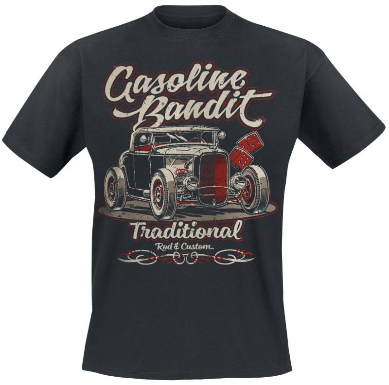 Gasoline Bandit - Rockabilly T-Shirt - Traditional - S bis 4XL - für Männer - Größe 3XL - schwarz Gasoline Bandit - Rockabilly T-Shirt - Traditional - S bis 4XL - für Männer - Größe 3XL - schwarz von Gasoline Bandit