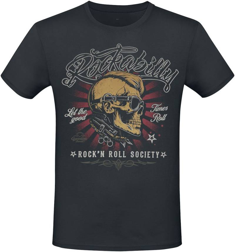 Gasoline Bandit T-Shirt - Good Times - M bis 4XL - für Männer - Größe M - schwarz von Gasoline Bandit