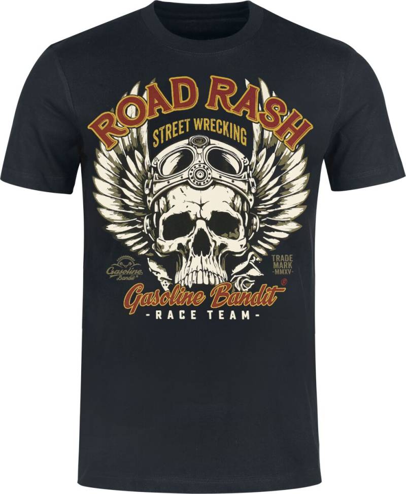 Gasoline Bandit T-Shirt - Road Rash - S bis 4XL - für Männer - Größe L - schwarz Gasoline Bandit T-Shirt - Road Rash - S bis 4XL - für Männer - Größe L - schwarz von Gasoline Bandit