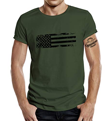 Gasoline Bandit US Army T-Shirt: USA Flag Vintage 3XL von Gasoline Bandit