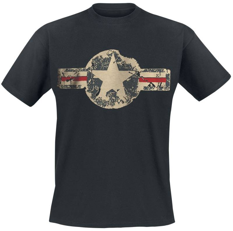 Gasoline Bandit USAF T-Shirt schwarz in M von Gasoline Bandit