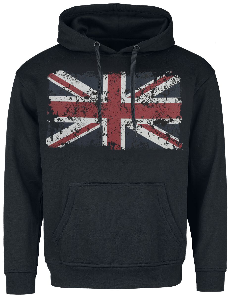 Gasoline Bandit Union Jack Kapuzenpullover schwarz in 3XL von Gasoline Bandit