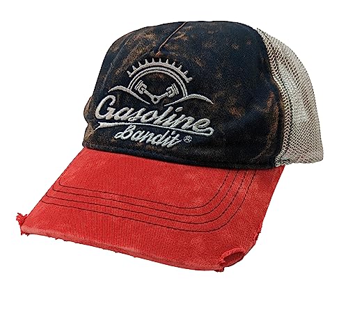 Gasoline Bandit Vintage Used Look Baseball Trucker Cap für Motorradfahrer und Schrauber - verstellbar von Gasoline Bandit