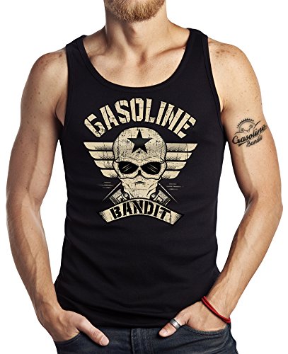 Hot-Rod Biker Racer Tank-Top: Wing Bandit-M Hot-Rod Biker Racer Tank-Top: Wing Bandit-M von Gasoline Bandit