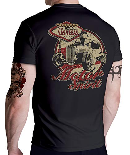 Hot Rod Racer T-Shirt: Motor Spirit 2XL von Gasoline Bandit