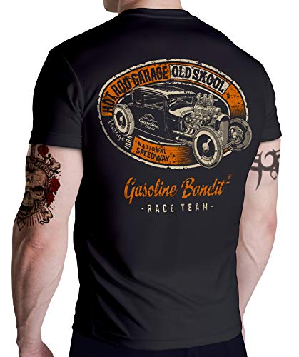 Old School Racer T-Shirt - Hot Rod Garage Old Skool 3XL von Gasoline Bandit