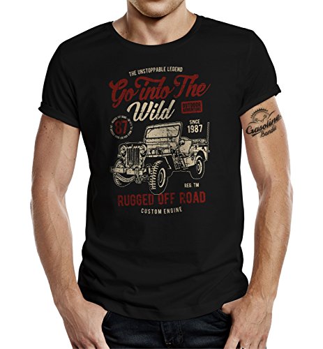 T-Shirt für 4x4 Offroad Fahrer: The Unstoppable Legend von Gasoline Bandit