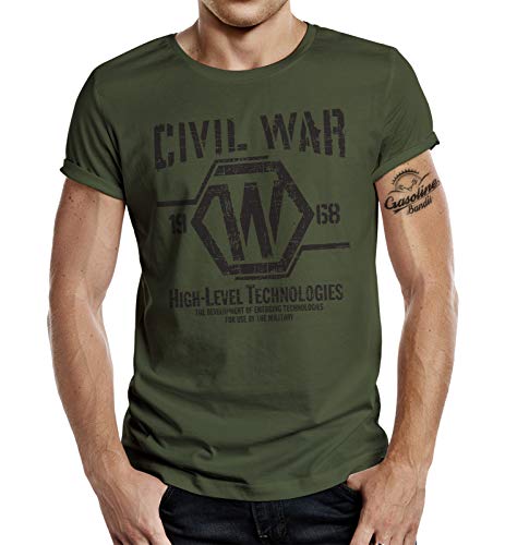 T-Shirt für US Army Military Fans: Civil War S von Gasoline Bandit