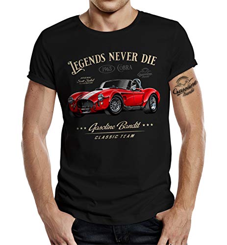 T-Shirt für US-Cars Classic Fans - Legends Never die 4XL T-Shirt für US-Cars Classic Fans - Legends Never die 4XL von Gasoline Bandit
