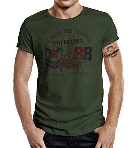 T-Shirt für den US-Army Airforce Fan: Airborne Division 3XL von Gasoline Bandit