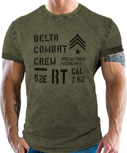 US Army Combat Military T-Shirt: Special Force von Gasoline Bandit