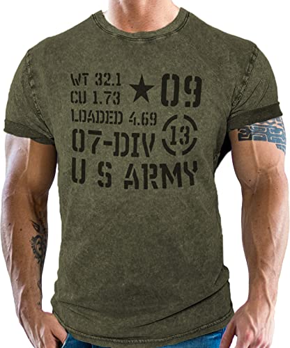 US Army Combat T-Shirt 4XL von Gasoline Bandit