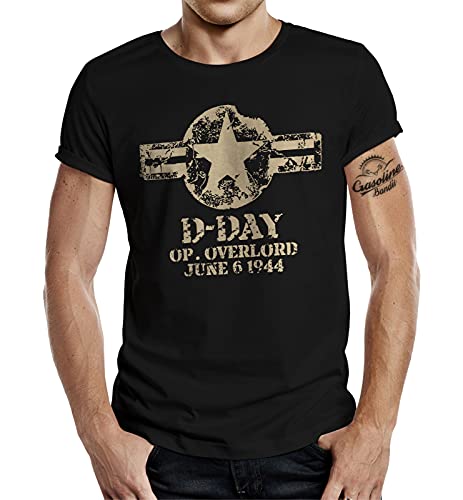 US-Army Vintage T-Shirt D-Day Operation Overlord XL von Gasoline Bandit