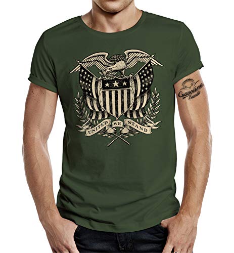 US T-Shirt: United We Stand 3XL von Gasoline Bandit