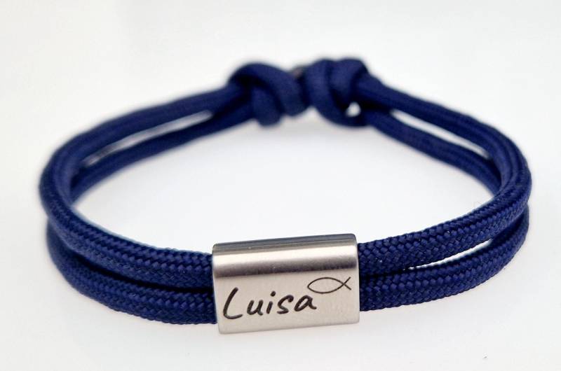 Armband Mit Gravur, Kommunion, Konfirmation Geschenk, Firmung, Taufe, Personalisiertes Geschenk Taufe von GassGravur