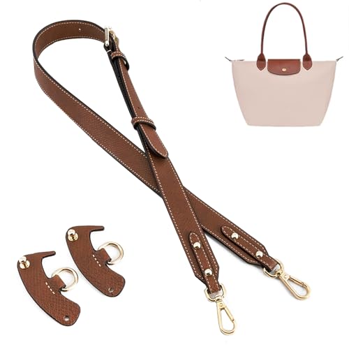 Gastinsave Handtaschengurte Ersatz, Leder Handtasche Crossbody Schultergurt Verstellbar für Longchomp Tasche Frauen von Gastinsave