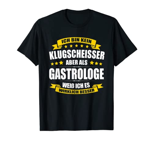 Herren Ich Bin Kein Klugscheisser Gastrologe Arzt Gastrologie T-Shirt Herren Ich Bin Kein Klugscheisser Gastrologe Arzt Gastrologie T-Shirt von Gastrologe Geschenk Prüfung Bestanden Gastrologie