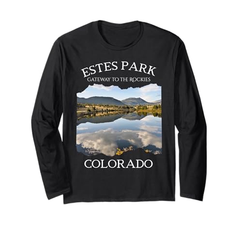 Estes Park Colorado USA Nationalpark Amerikanische Frauen Männer Langarmshirt Estes Park Colorado USA Nationalpark Amerikanische Frauen Männer Langarmshirt von Gateway to the Rockies Estes Park Souvenir Hiking