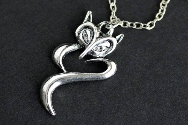 Fuchs Halskette. Wildtiere Wald Charm Silber Handgemachte Handmade Schmuck von GatheringCharms