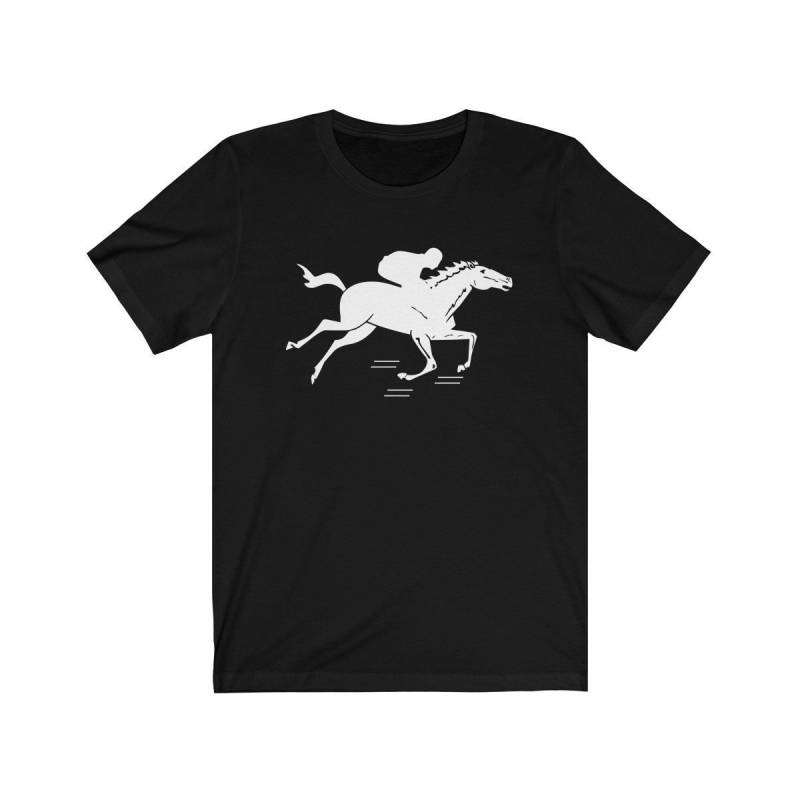 Jockey Pferd Racing Shirt | Kentucky Derby Tag Rennen Unisex Jersey Kurzarm-T-Shirt von GaticaApparel
