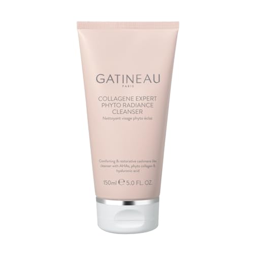 Gatineau Collagene Expert Radiance Cleanser, sanftes Peeling-Gesichtsreiniger und Toner, feuchtigkeitsspendend mit Hyaluronsäure (150 ml) von Gatineau