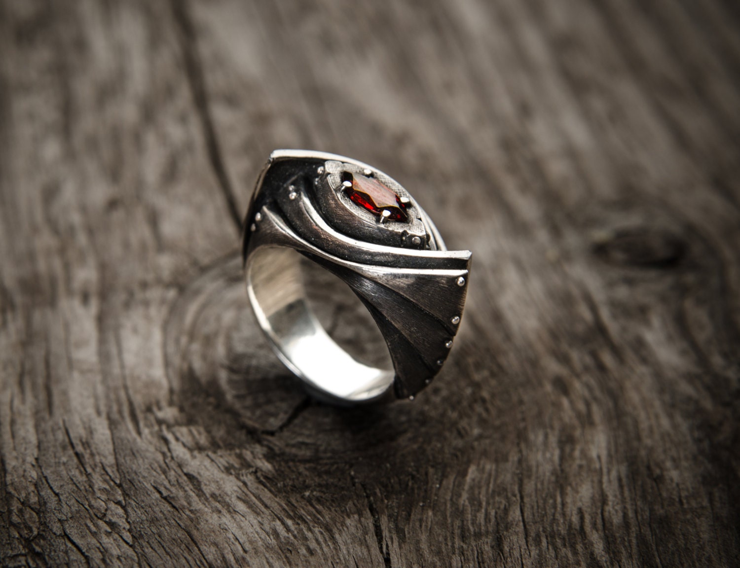 Moderner Unikat Sterling Silber Ring "Amarendum" | Zeitgenösser Statement Silberring Für Frau Benutzerdefinierter Edelstein Moderner Unikat Sterling Silber Ring "Amarendum" | Zeitgenösser Statement Silberring Für Frau Benutzerdefinierter Edelstein von GatoJewel