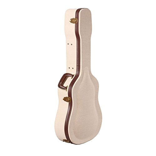 Gator Cases Journeyman-Serie Deluxe-Holzkoffer für Dreadnaught Akustikgitarren, beige (GW-JM DREAD) von Gator