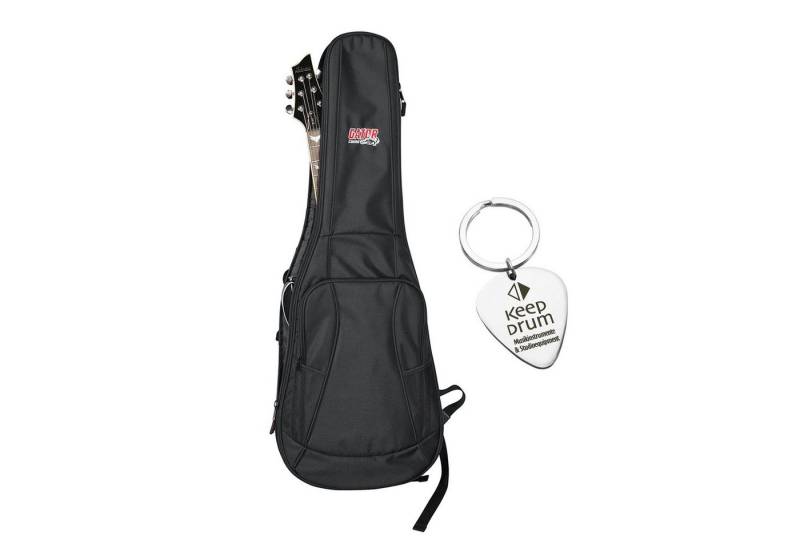 Gator Cases Gitarrentasche Gator Gig Bag Rucksack für E-Gitarre mit Anhänger von Gator Cases