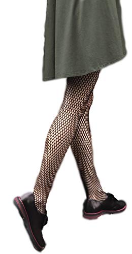 Gatta Damen Netzstrumpfhose (916-10) Strumpfhose mit angesagtem Maschenmuster - Größe M-L - Pinki von Gatta