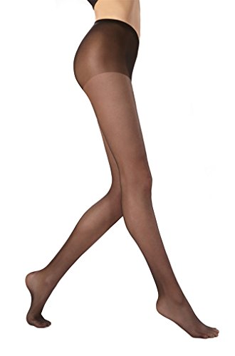 Gatta Fortissima - 15den - klassisch elegante Feinstrumpfhose mit innovativem Laufmaschenstopp - Größe 3-M - Beige von Gatta