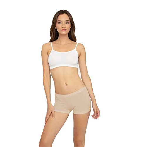 Gatta Short Viki - Underwear Seamless Short Pantie Bikini - 3er Vorteilspack - Größe L (42-44) - Natural-hautfarben von Gatta