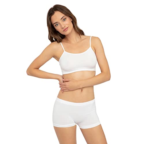 Gatta Short Viki - Underwear Seamless Short Pantie Bikini - 3er Vorteilspack - Größe L (42-44) - White-weiß von Gatta