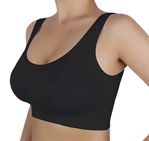 Gatta Sport Fitness BH Bustier Top 2351 (L, Schwarz) von Gatta