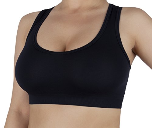 Gatta Sport Fitness BH Bustier Top 2379 (M, Schwarz) von Gatta