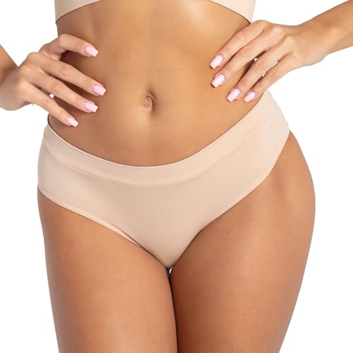 Gatta Sport String Sisi - Underwear Seamless String Tanga - 3er Vorteilspack,Natural,L (42-44) von Gatta
